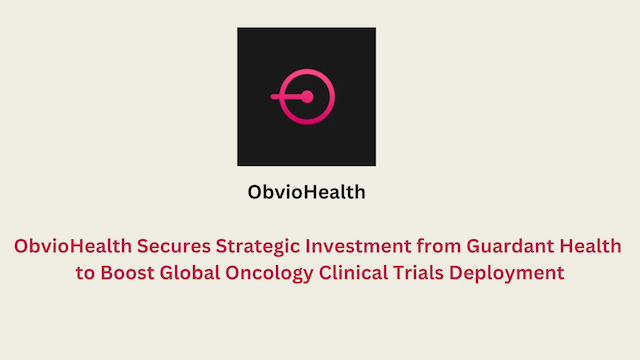 ObvioHealth,partnership,clinical trials